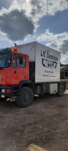 Dækservice til lastbiler dækskifte