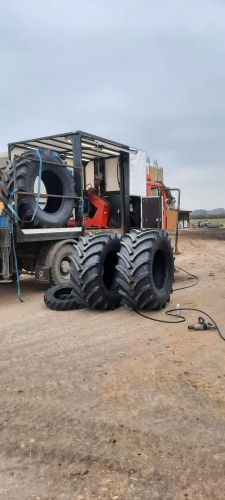 Dækskifte lastbil dækskift udskiftning af dæk